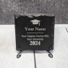Laser Engraved Personalised Graduation Slate Coaster